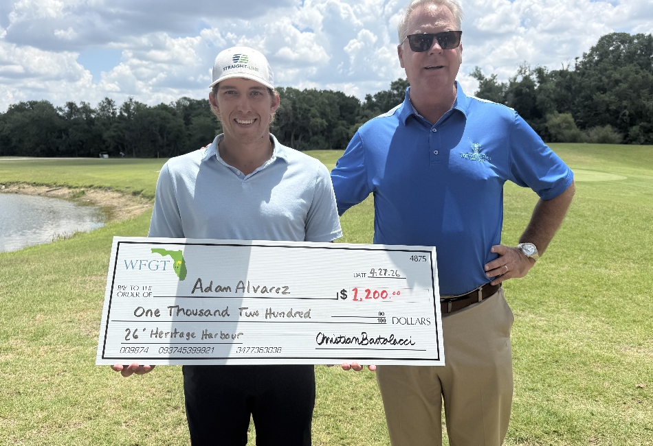 ALVAREZ FIRES (-8) 63, WINS AT HERITAGE HARBOUR!