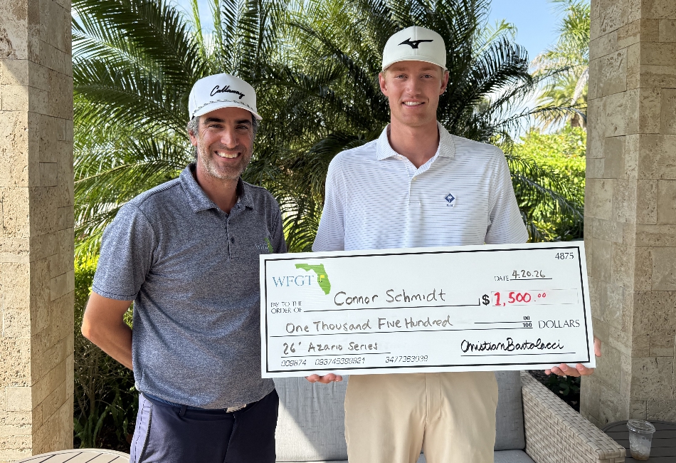 CONNOR SCHMIDT NOTCHES 1ST WFGT WIN AT AZARIO!