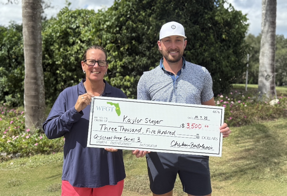 KAYLOR STEGER's (-7) 65 in Round 2 Good Enough for WFGT Victory! KAYLOR STEGER's (-7) 65 in Round 2 Good Enough for WFGT Victory!